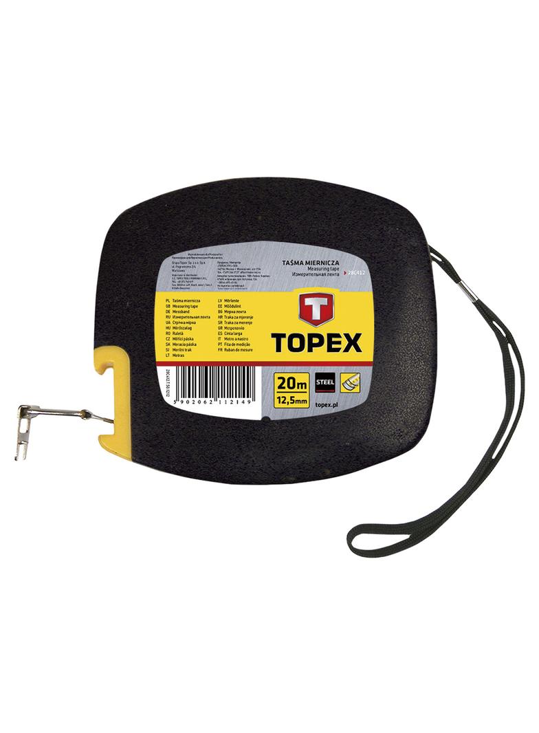 Taśma miernicza stalowa 20 m x 12.5 mm