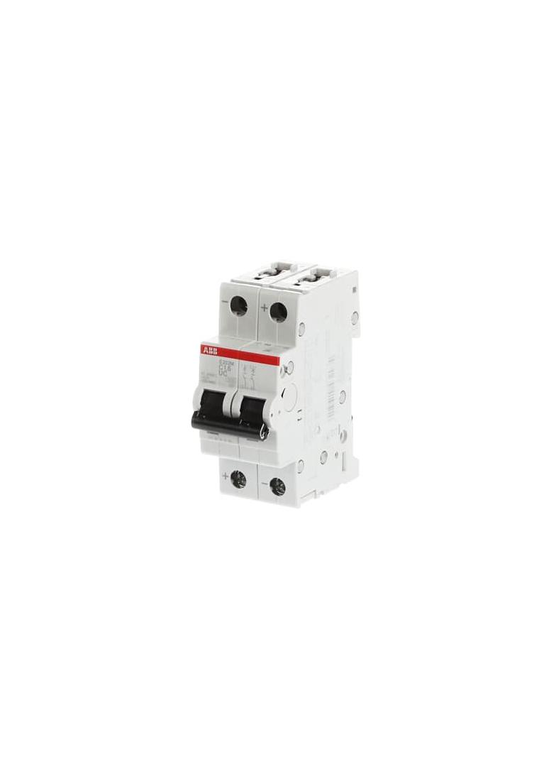 S202M-C1.6UC Wyłącznik nadprądowy 10kA AC/DC 2P C1.6A 2CDS272061R0974 ABB
