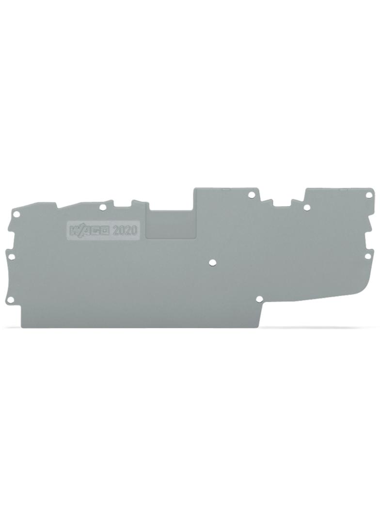 ścianka końcowa szara