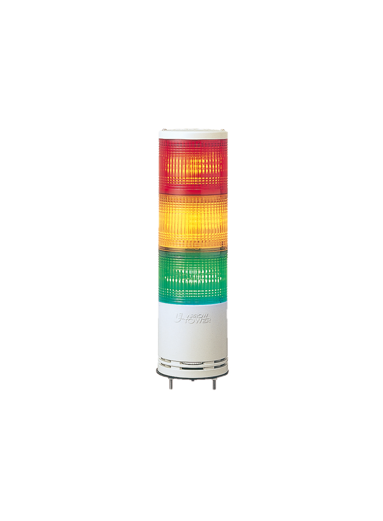 Harmony XVC Kolumna świetlna ROG 100 mm,montaż na podstawie,stabilna lub migająca z brzęczkiem 60/85dB 24VDC XVC1B3SK Schneider