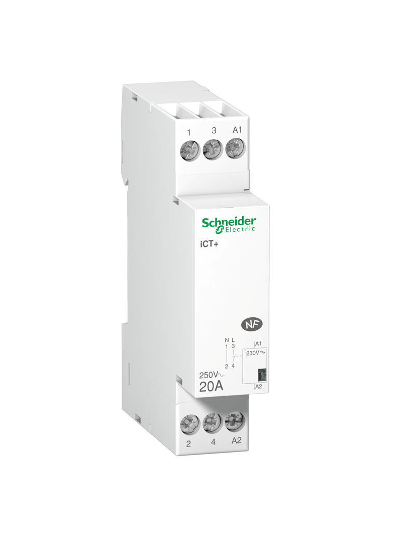 Stycznik modułowy Acti9 iCT50+20-10-230 20A 1NO 50Hz 230 VAC
