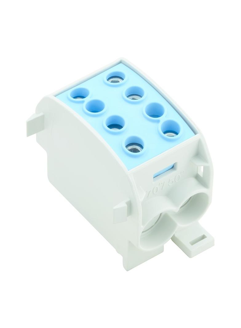 WPD 103 2X70/2X50 BL Zacisk rozdziału potencjału, złącze śrubowe, 1000, 300 A, Liczba biegunów: 1, niebieski /3szt./ 1561780000 WEIDMÜLLER