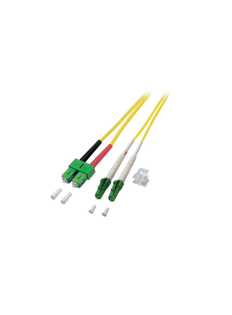 Patchcord SM, 9/125, SC/APC-LC/APC duplex dł. 3m