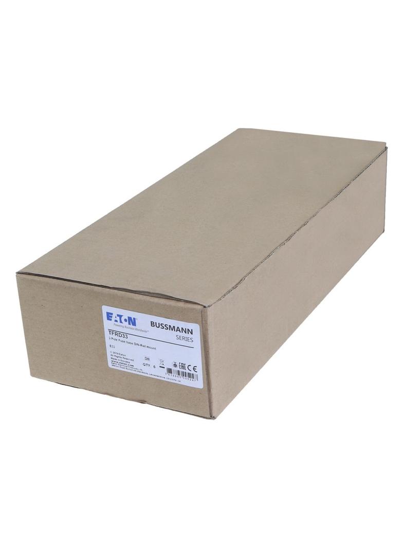 SICHERUNGSUNTERTEIL D2 E27 3POL DIN HUT Podstawa bezpiecznikowa DII E27 3P szyna DIN TFRD33 EATON