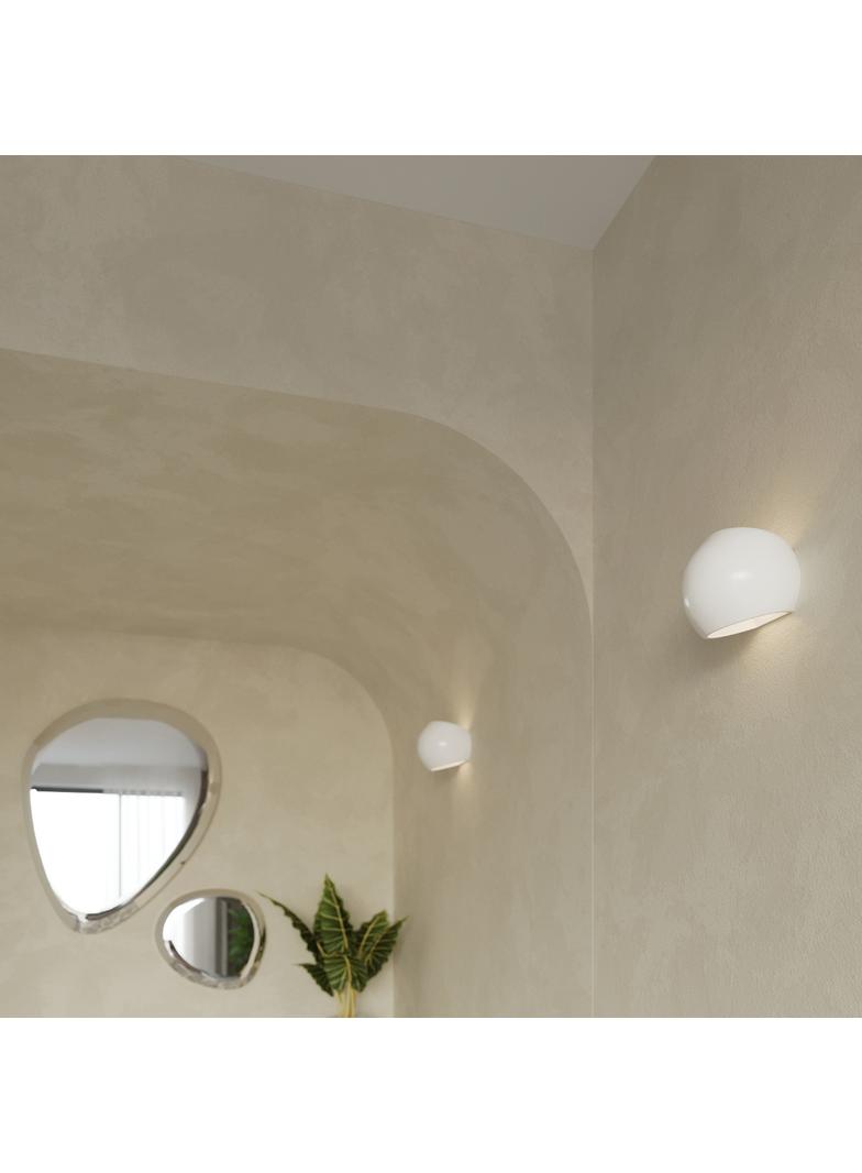 Sollux Kinkiet lakierowany GLOBE biały połysk SL.1026