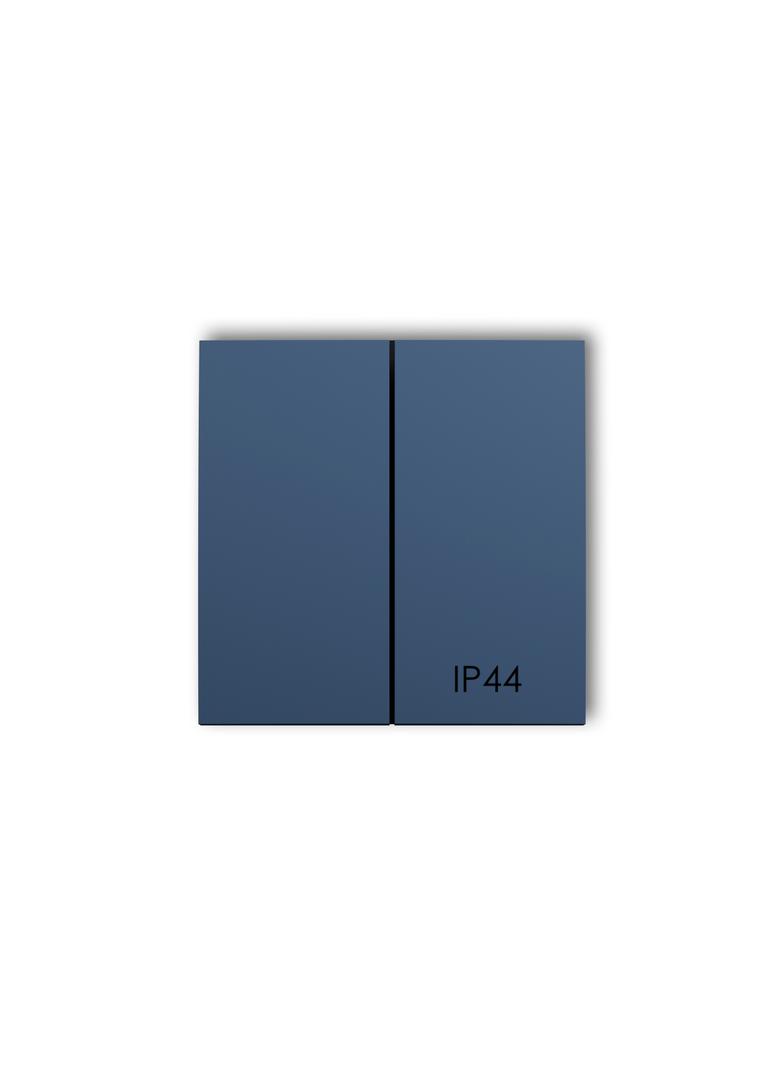 Klawisze podwójne do łączników IP 44 ICON, MINI (komplet dwóch sztuk)  navy blue