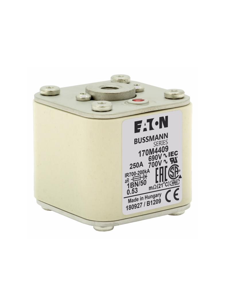 FUSE 250A 690V 1BN/50 AR UC Wkładka szybka 250A AC 690V rozmiar 1 53x69x51 mm aR IEC UL w 170M4409 E