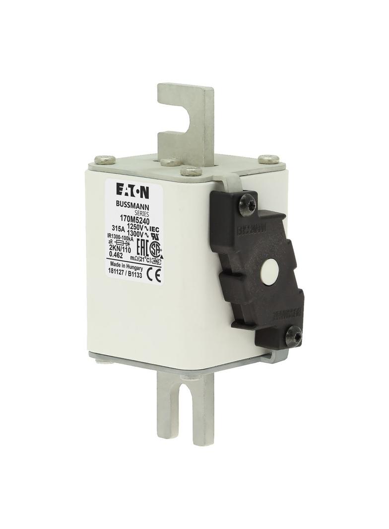 FUSE 315A 1250V 2KN/110 AR CU Wkładka szybka 315A AC 1250V rozmiar 2 61x77x138 mm aR DIN I 170M5240