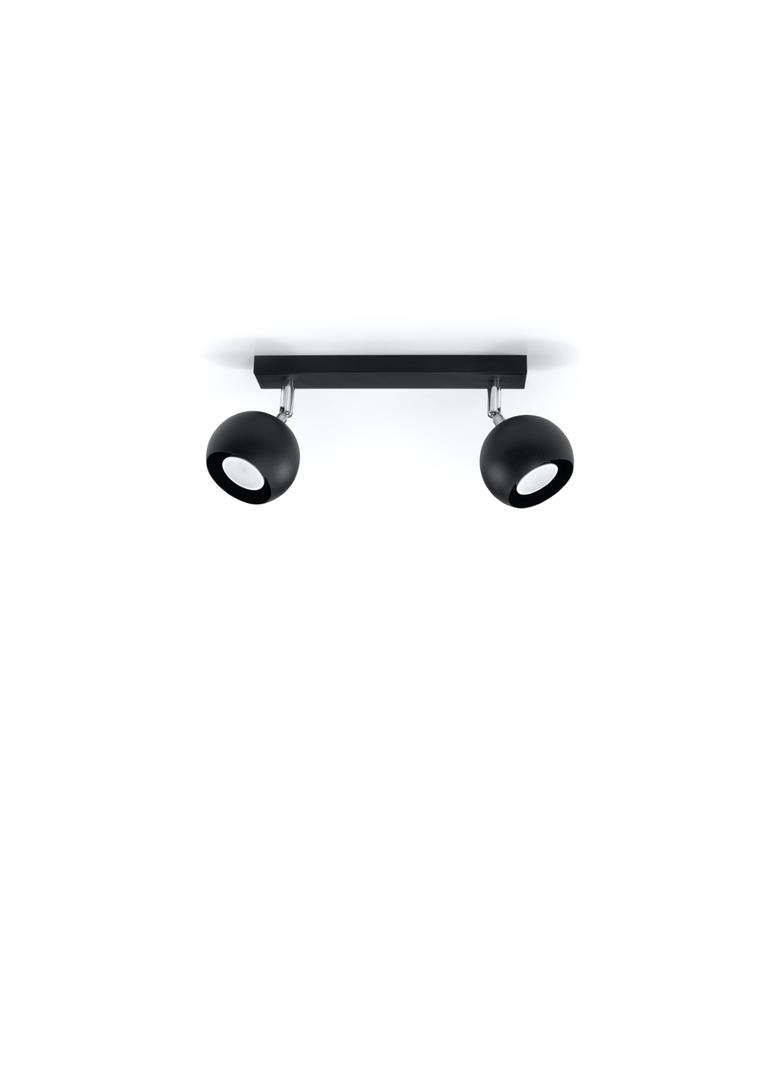 Sollux Plafon OCULARE 2 czarny SL.0444