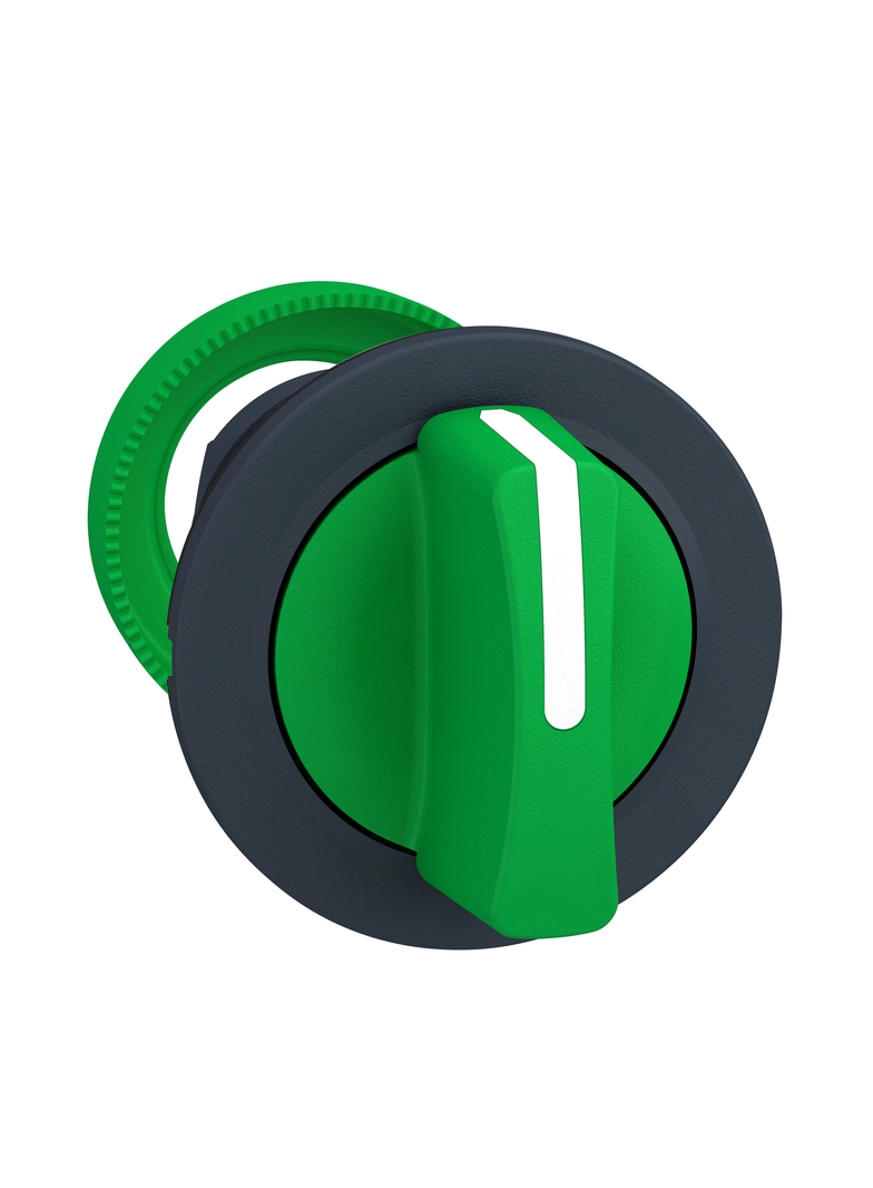 Harmony XB5 Napęd przełącznika piórkowy zielony 3 pozycyjny ZB5FD703