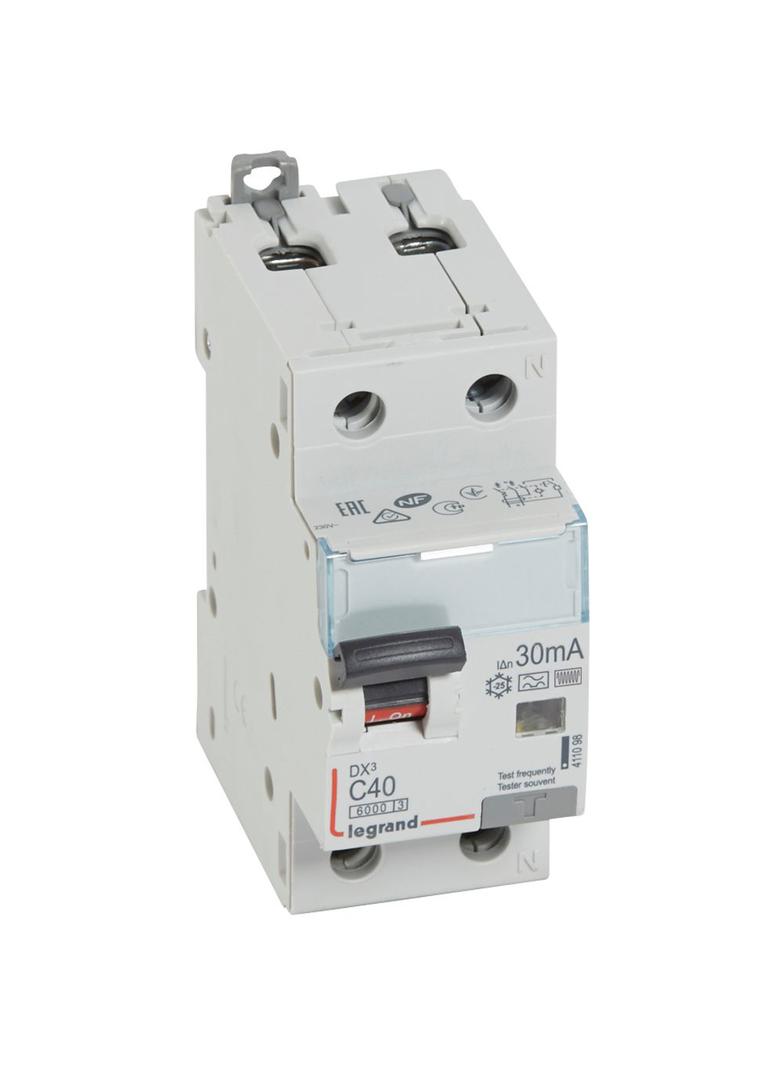 WYŁĄCZNIK RÓŻNICOWONADPRĄDOWY P 312 2P C 40A 30MA TYP F SERII DX3, Legrand