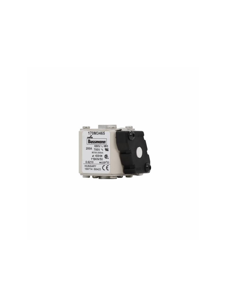 FUSE 200A 690V 1 BKN 50 AR UC Wkładka szybka 200A AC 690V rozmiar 1 aR IEC UL 170M3465 EATON