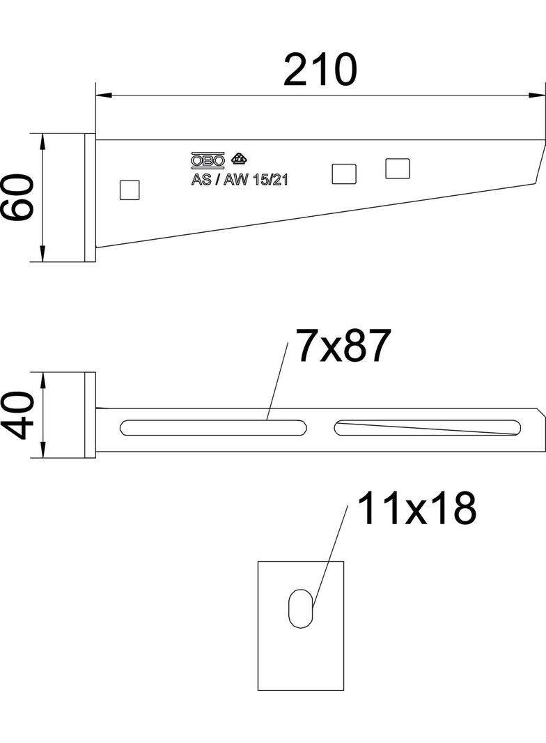 AW 15/21, WYSIĘGNIK AW 15/210MM FT
