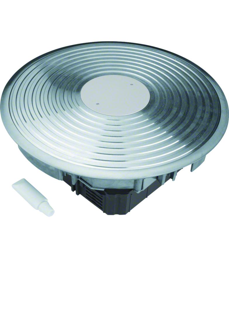 tehalit.VE-EE Podł rowkowy punkt zasilania tubus R12 podłoga podniesiona aluminium VANR1200 HAGER