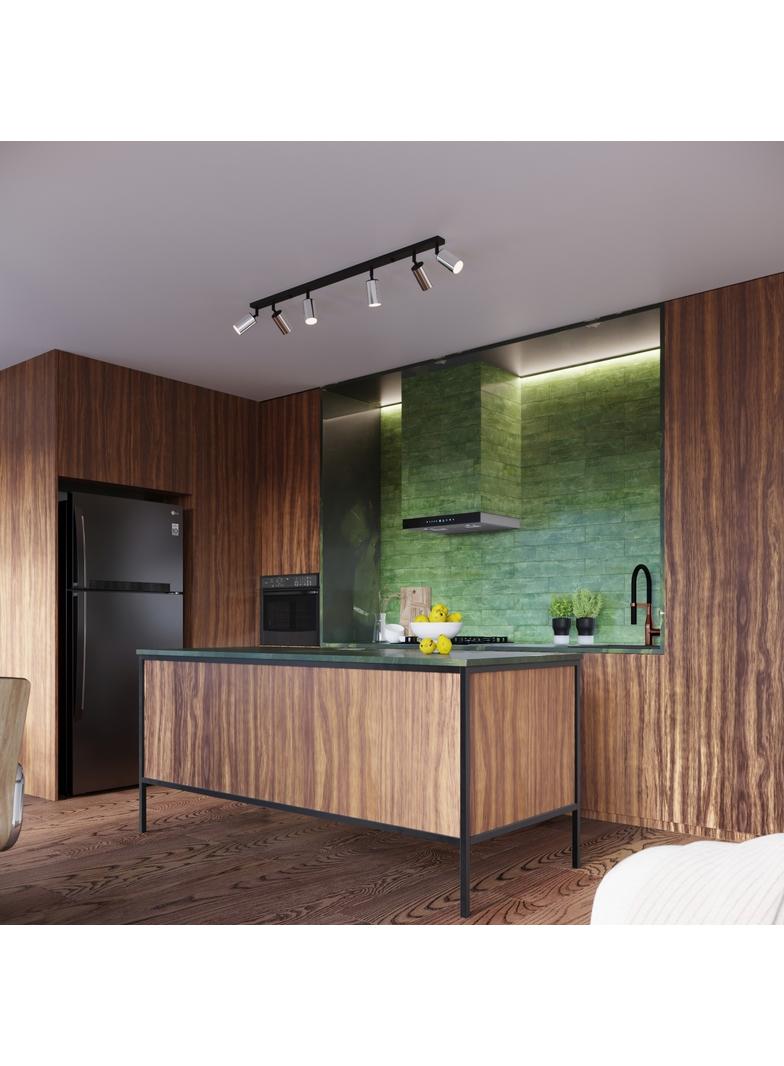 Plafon WINX 2 czarny/chrom