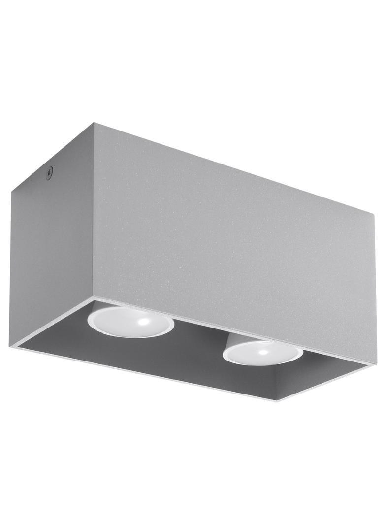 Sollux Plafon QUAD MAXI szary SL.0382