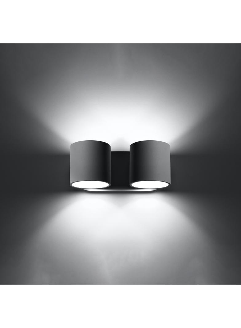 Sollux Kinkiet ORBIS 2 szary SL.0661