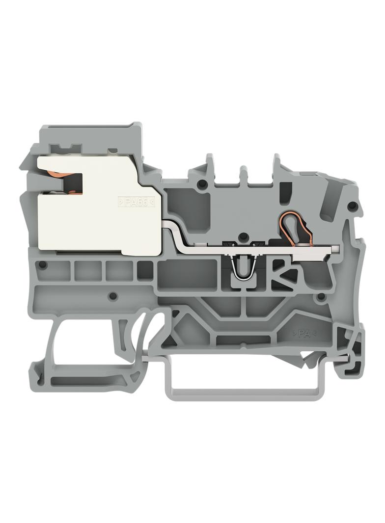 TOPJOBS złączka 1-przewodowa 2,5 mm2 do przewodu wyrównawczego szara