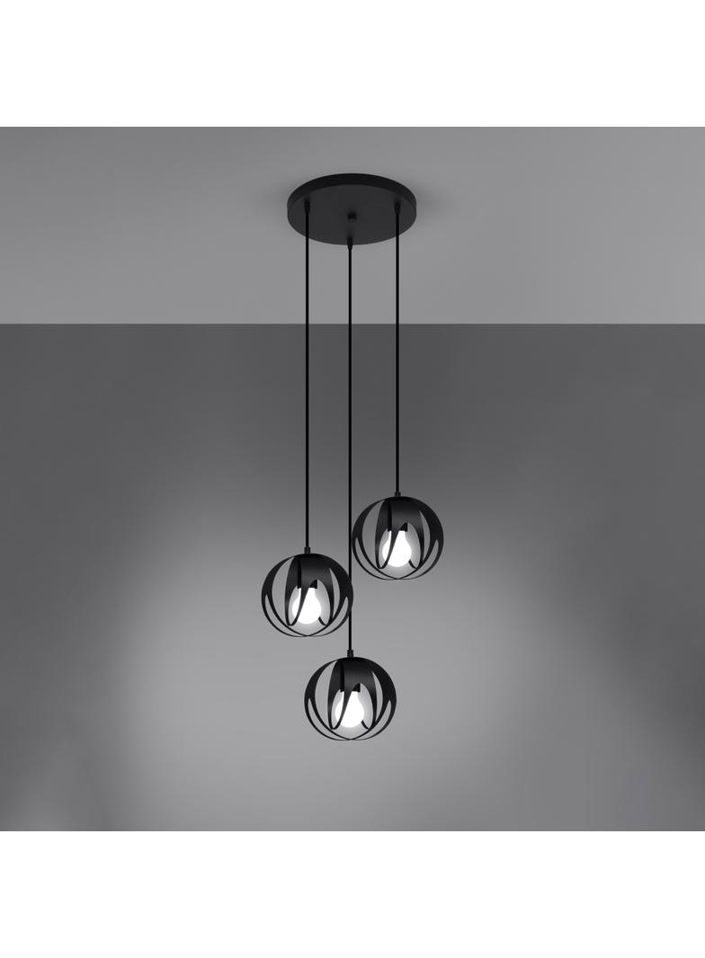 Lampa wisząca TULOS 3P czarna