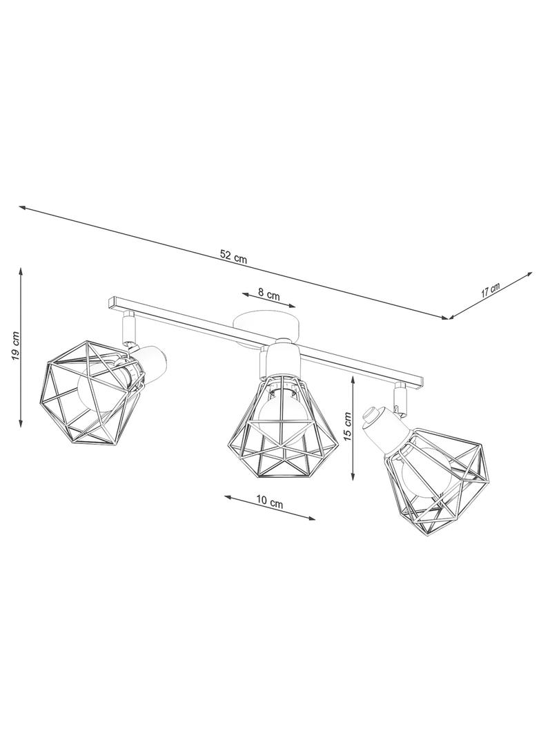 Sollux Plafon ARTEMIS 3 biały SL.1104