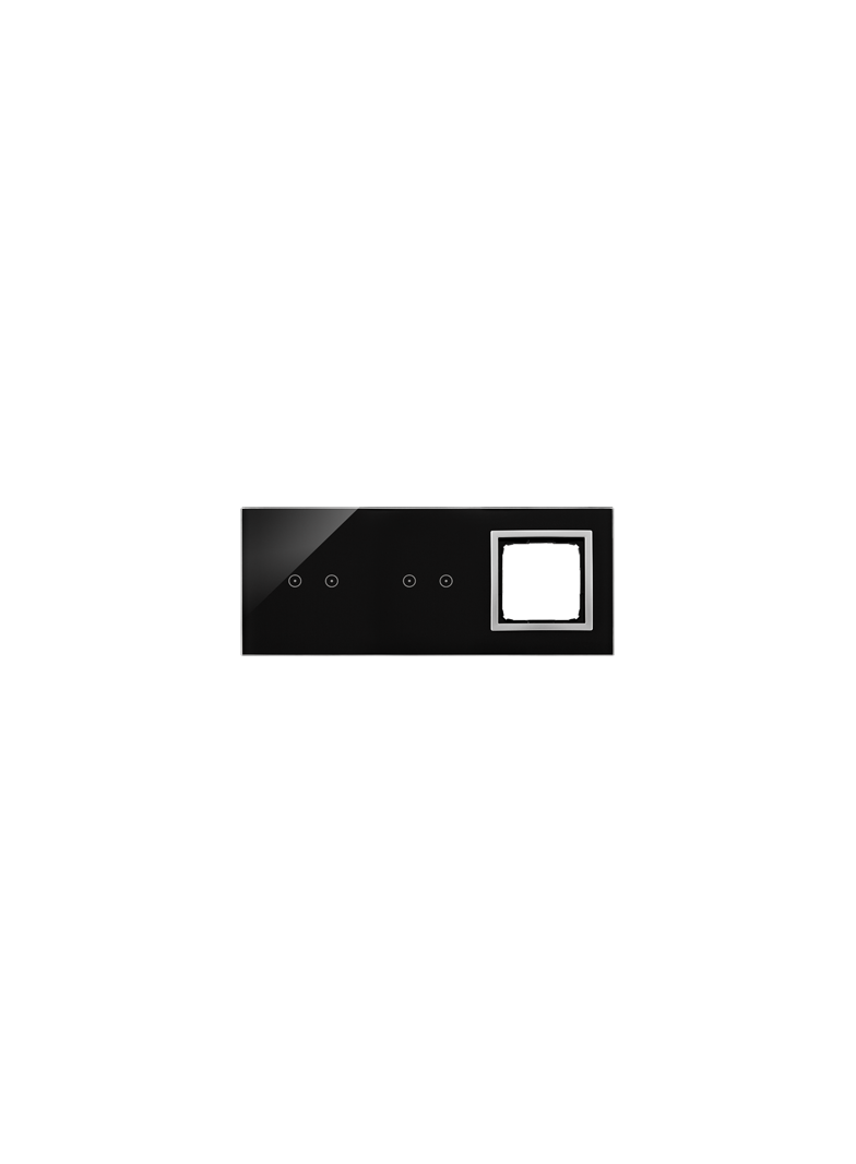 Simon 54 Touch Panel dotykowy S54 Touch 3 moduły 2 pola dotykowe poziome + 2 pola dotykowe poziome + 1 otwór na osprzęt S54 księżycowa lawa DSTR3220/74 KONTAKT