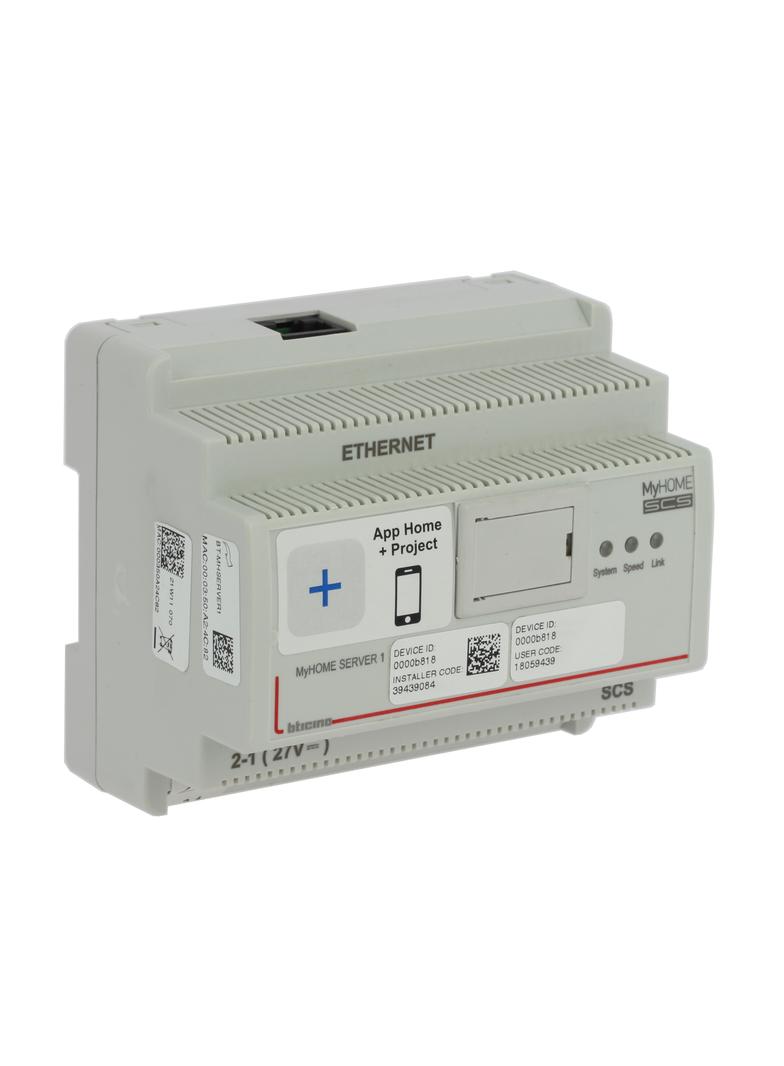 Serwer komunikacyjny sterowania systemem MyHome, Bticino