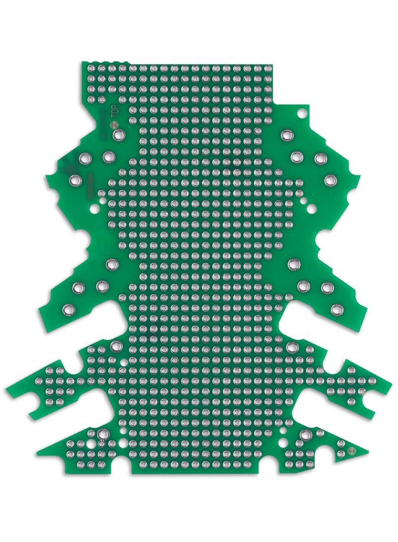 uniwersalna płytka drukowana układ przyłączy 2/2 /5szt./ WAGO