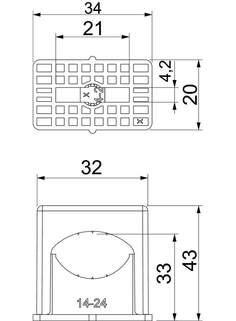 3051, UCHWYTY DOCISKOWE ISO14-24 NA G