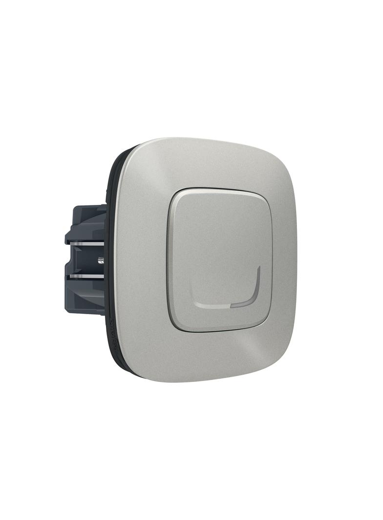 VALENA ALLURE WITH NETATMO - ŁĄCZNIK CONNECTED Z FUNKCJĄ ŚCIEMNIANIA ALUMINIUM, Legrand