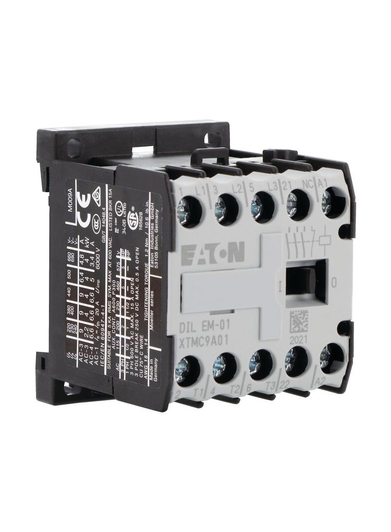Stycznik mocy 9A 3P 230V ACZ 1R DILEM-01(230V50HZ,240V60HZ) 051795 EATON