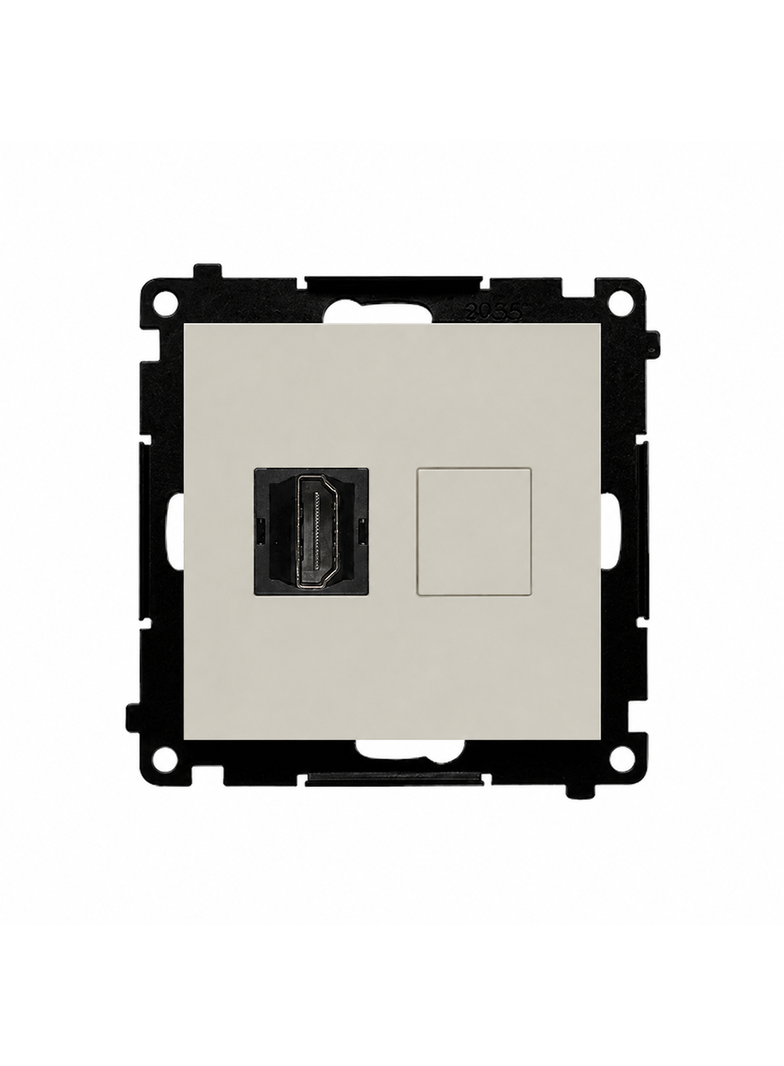 Simon 55 Gniazdo HDMI 2.1 kaszmirowy TGHDMI121.01/142
