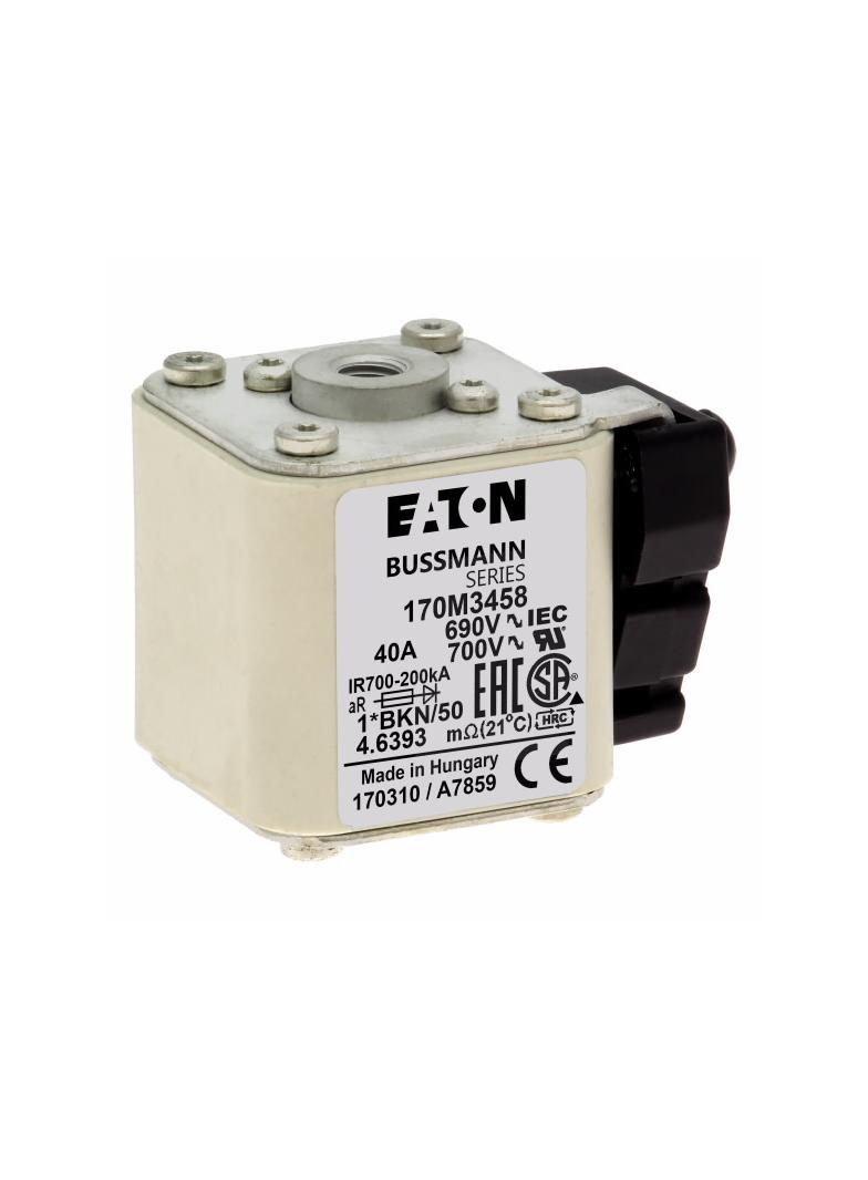 FUSE 40A 690V 1*BKN/50 AR UC Wkładka szybka 40A AC 690V rozmiar 1 45x59x51 mm aR IE 170M3458 EATON