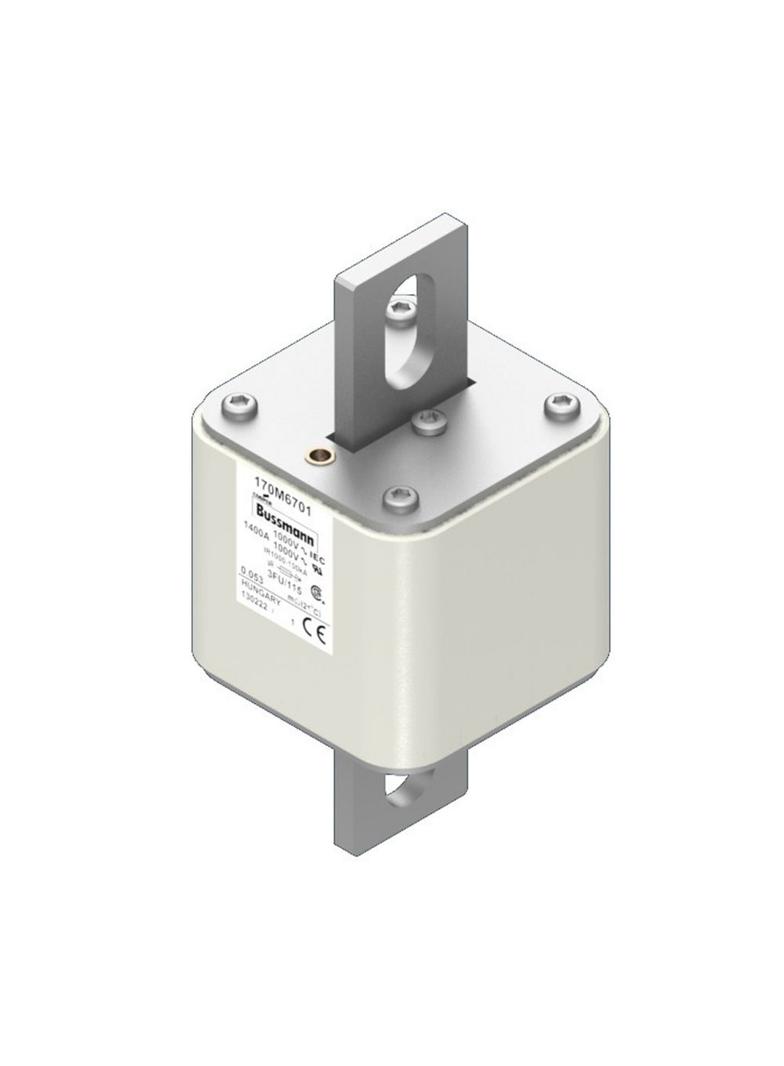 FUSE 1250A 1000V 3FU/115 AR CU Wkładka szybka 1250A AC 1000V rozmiar 3 76x92x159 mm aR IEC, 170M6700