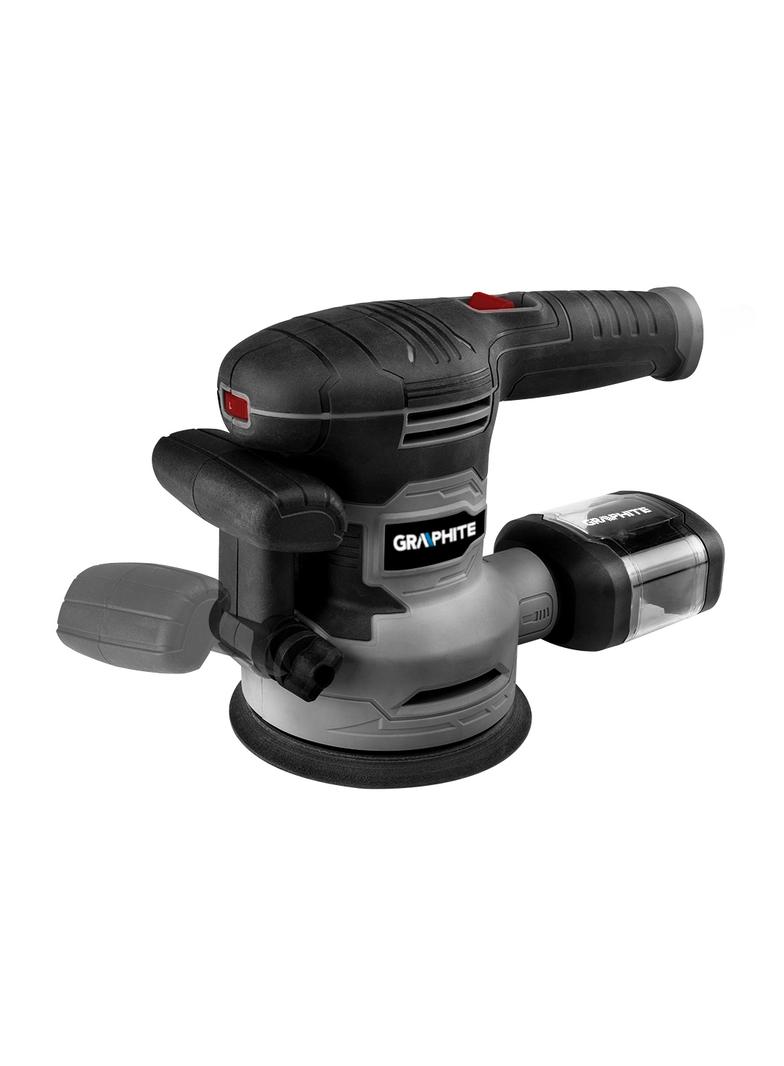 Szlifierka mimośrodowa 450W, tarcza 125/150 mm, walizka