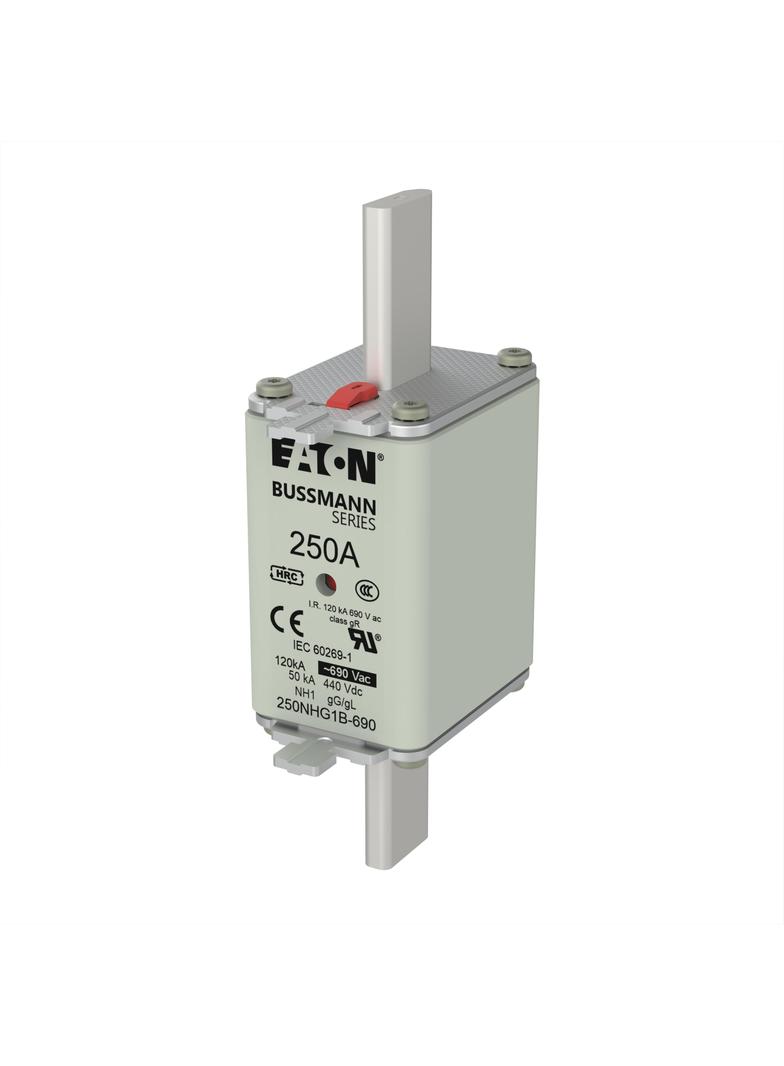 NH FUSE 250A 690V gG SIZE 1 Wkładka NH1 250A 690V GL/GG podwójny wskaźnik 250NHG1B-690 EATON