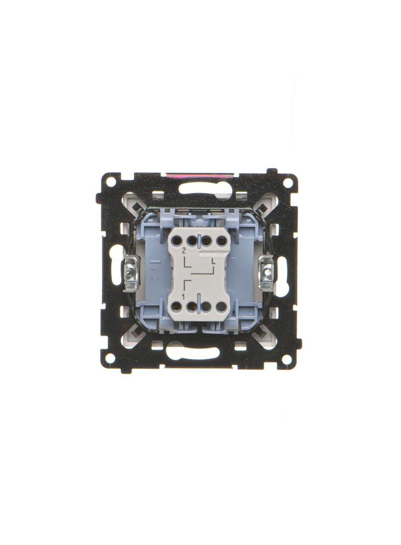 Simon 55 Łącznik roletowy trójpozycyjny 1-0-2 szybkozłączka Aluminium mat TZW1K.01/143 KONTAKT