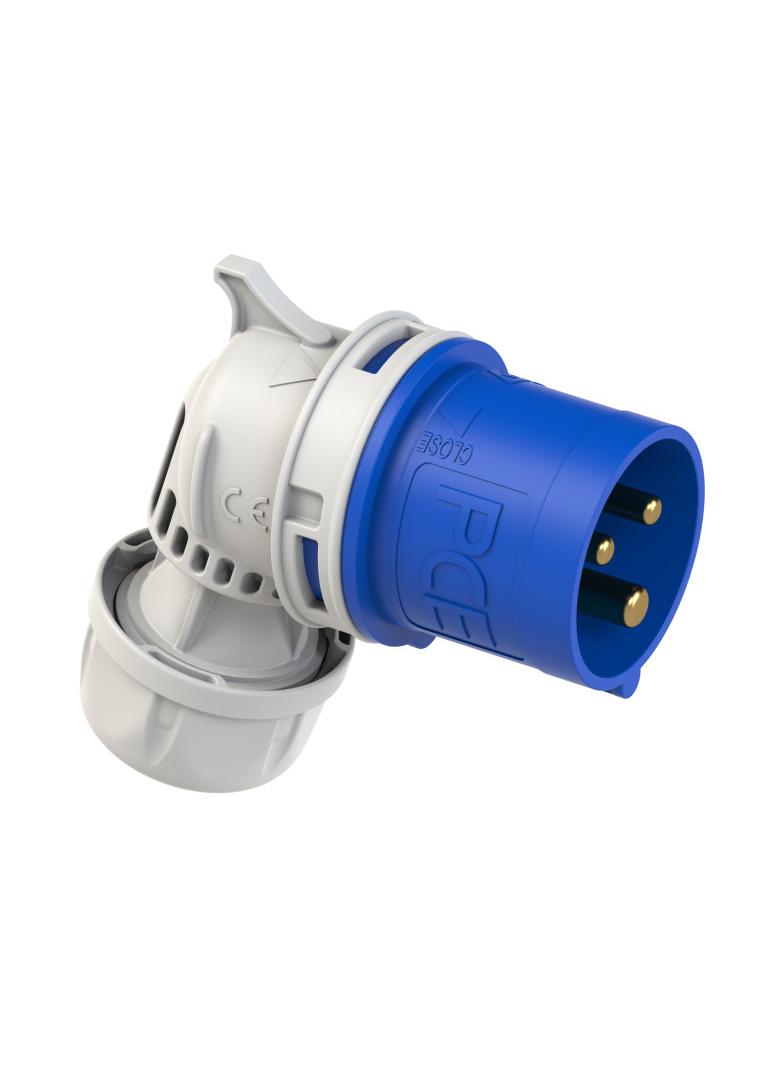WTYCZKA PRZENOŚNA KĄTOWA 16A 230V 2P+Z 8013-6 46186 PCE