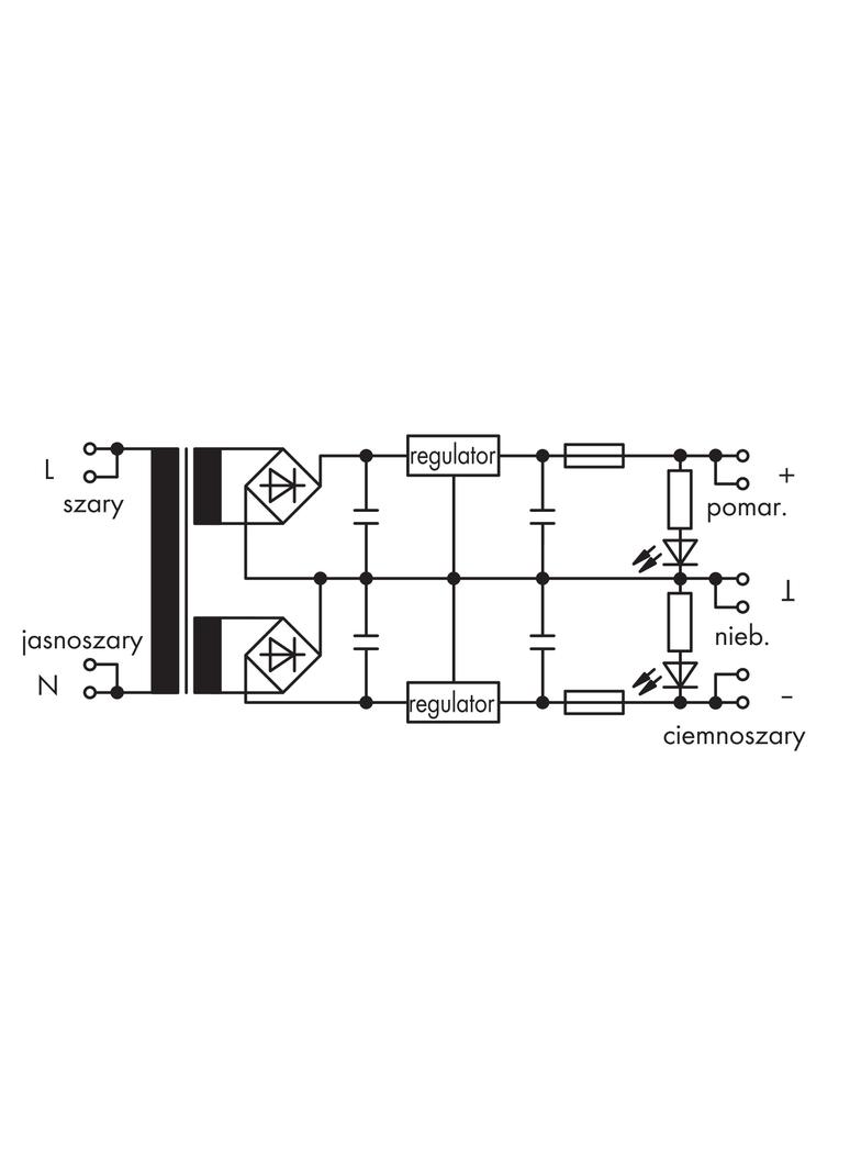 zasilacz 230V AC/+/-15V DC 0,5A WAGO