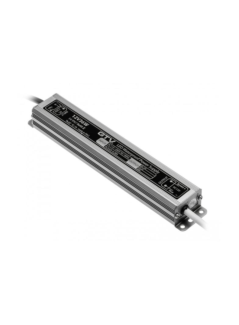 TRANSFORMATOR LED WODOODPORNY, 36W, IP 67, DC12V