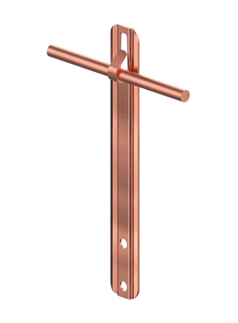 AN-13/CU/-N Uchwyt prosty L=18cm Z-zagięcie /CU/
