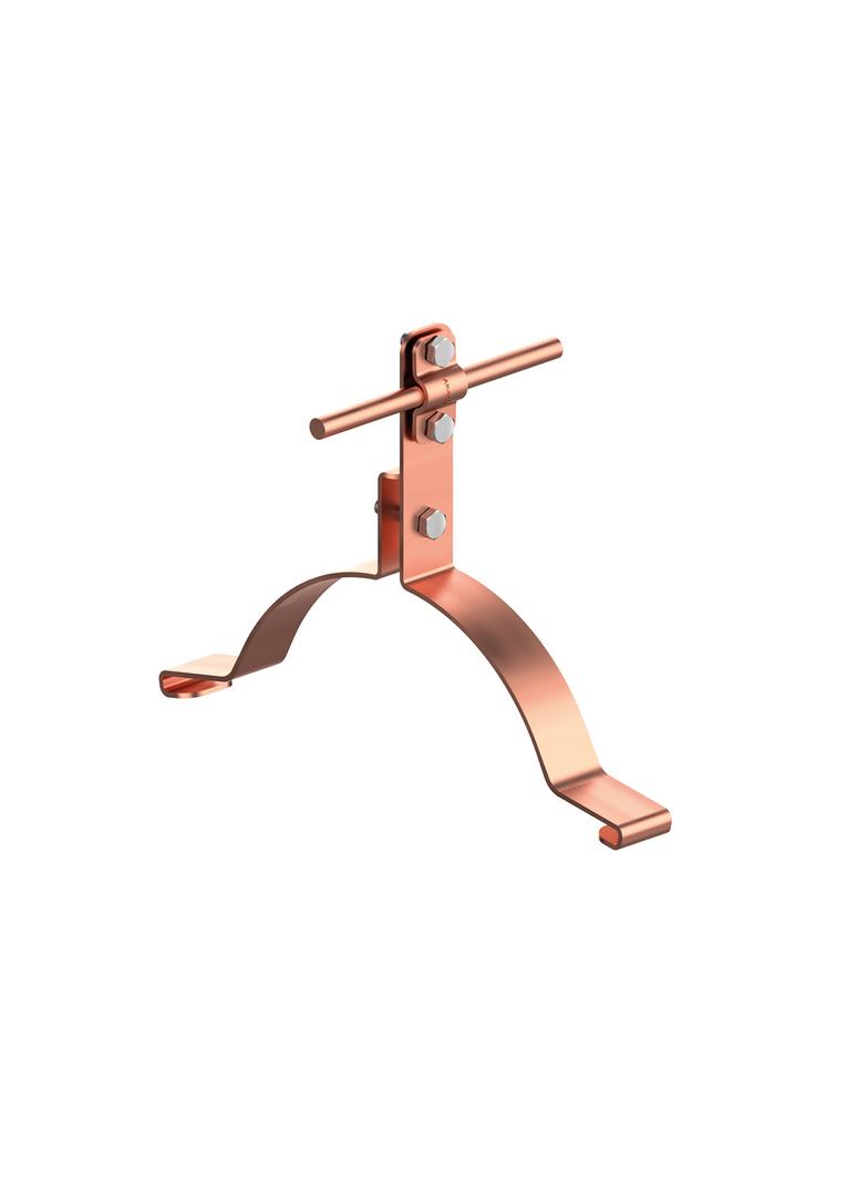 Uchwyt gąsiorowy "WZÓR 14" Z-śruba H=10 cm, /CU/