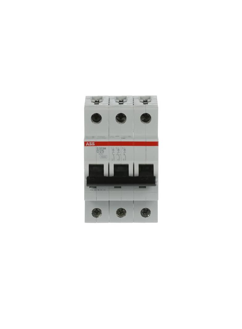 S203M-D25 Wyłącznik nadprądowy 10kA 3P D25A 2CDS273001R0251 ABB