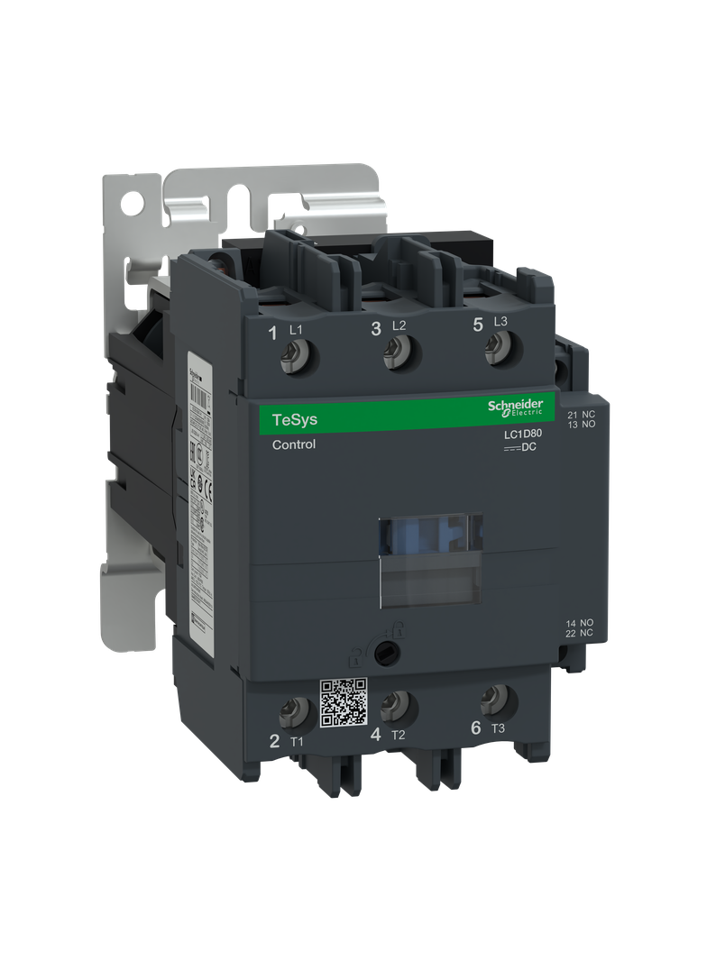 Stycznik mocy TeSys D AC3 80A 3P 1NO 1NC cewka 48VDC zaciski skrzynkowe