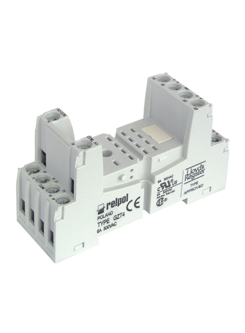 GZT4 GNIAZDO WTYKOWE SZARE