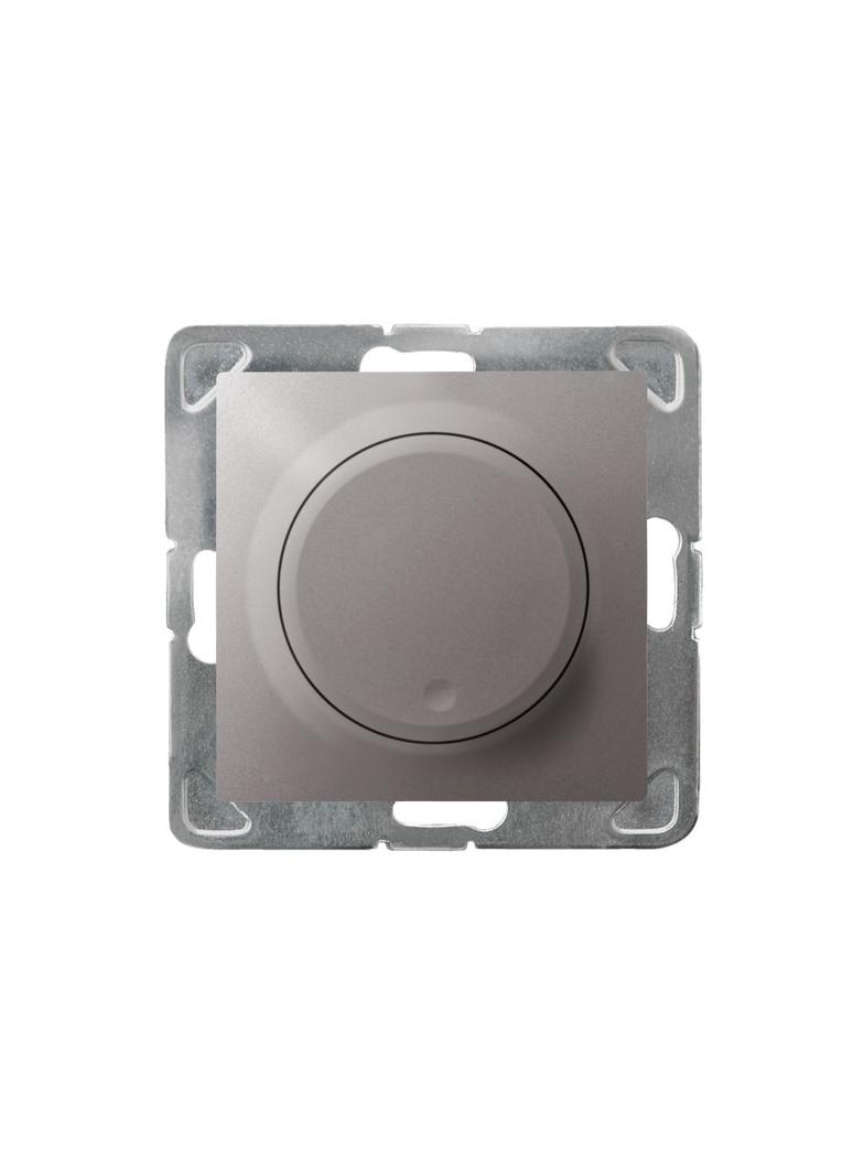 IMPRESJA Ściemniacz uniwersalny do obciążenia żarowego, halogenowego oraz LED - kolor tytan