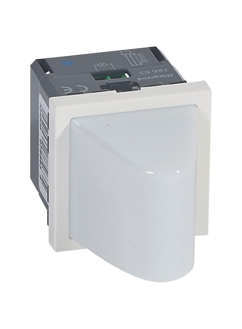 MOSAIC LAMPA SYGNALIZACYJNA TRÓJKĄTNA - 2 MODUŁY NIEBIESKA 12-24V~/DC 0,6W, Legrand