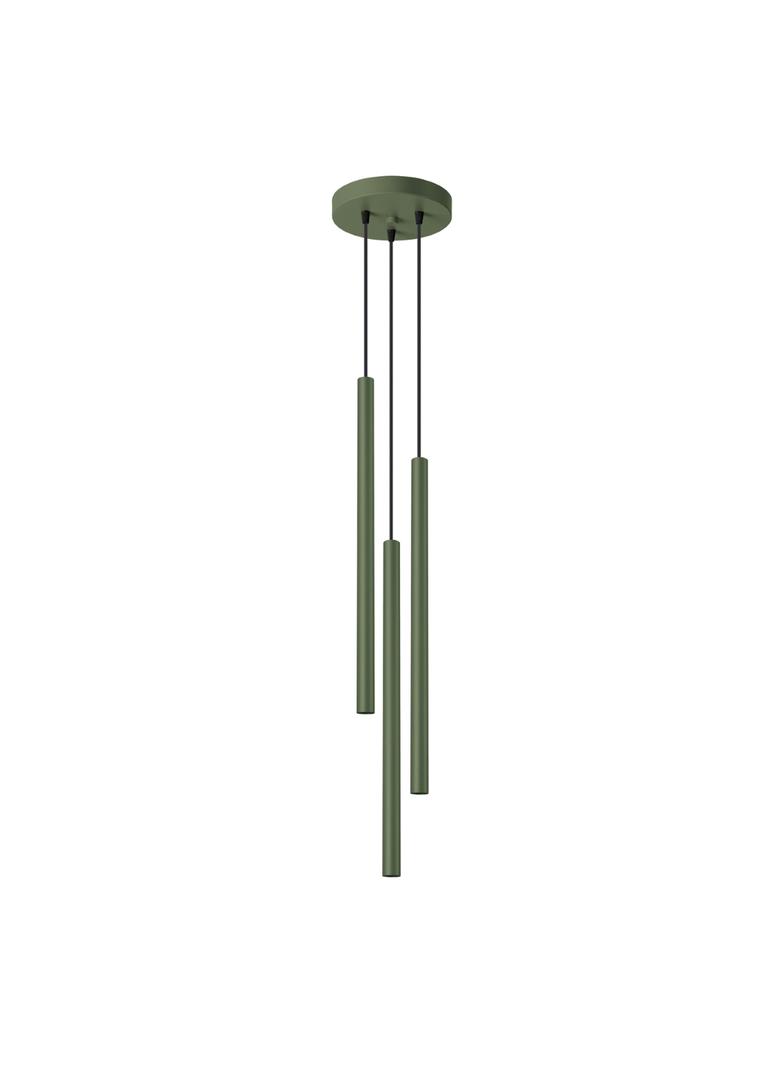 Sollux Lampa wisząca PASTELO 3P zielona oliwka SL.1521