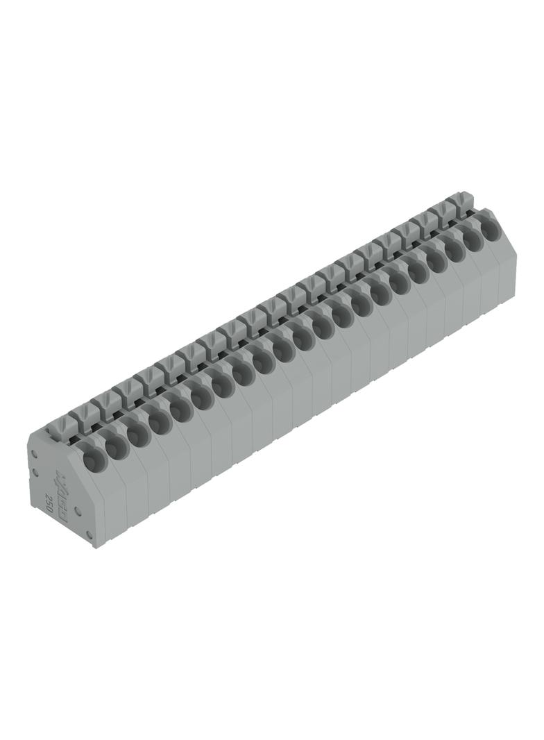 listwa zaciskowa do pł. drukowanych 21-bieg. szara raster 3,5 mm /15szt./ WAGO