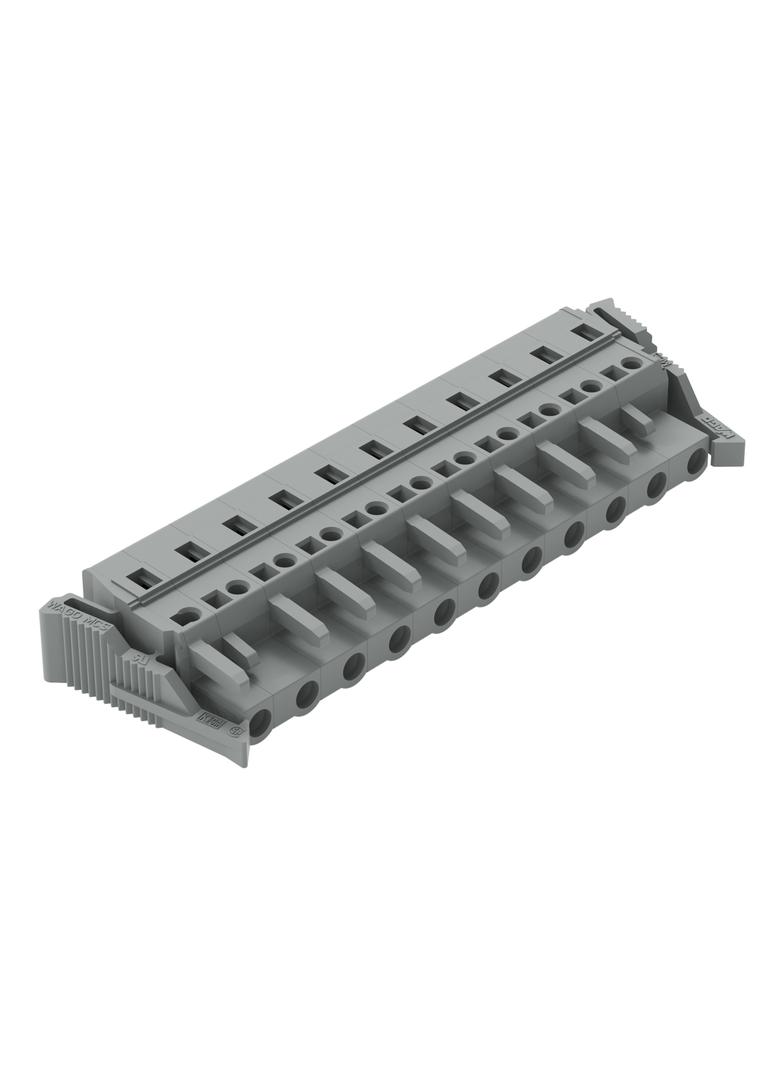 MCS-MIDI Classic gniazdo 11-bieg. szare raster 7,5 mm /10szt./ WAGO