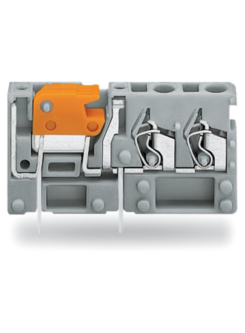 złączka do płytek drukowanych rozłączalna szara raster 5 mm